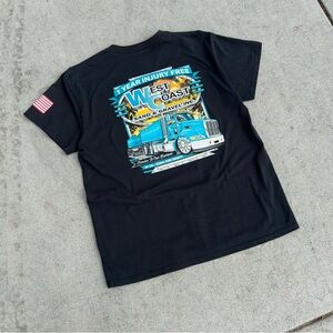Black west coast trucking t-shirt